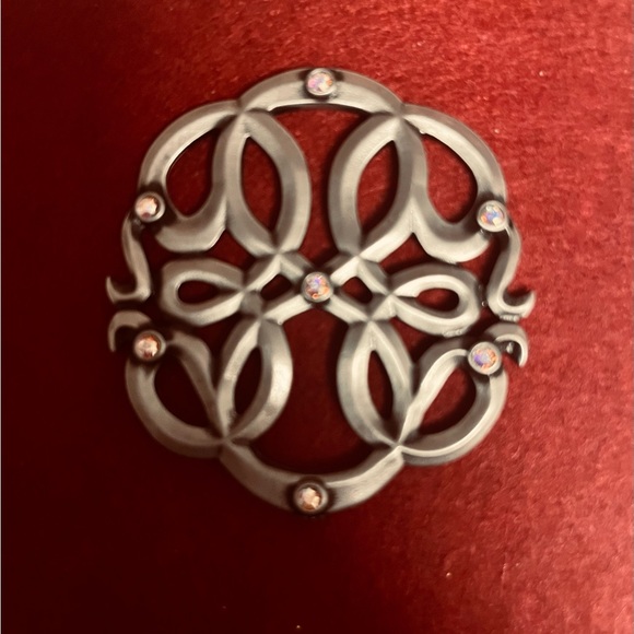 Alex & Ani NWT Rafaelian Silvertone PATH OF LIFE Ornament W/Swarovski Crystals - Picture 2 of 10